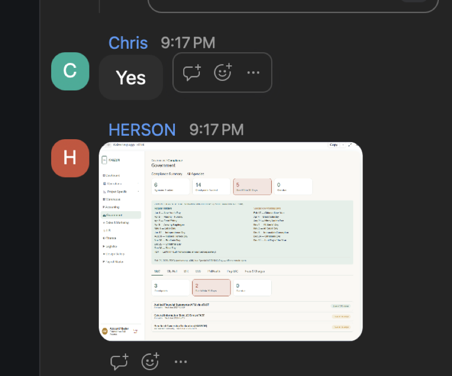 Student proof — real system built with Claude Code