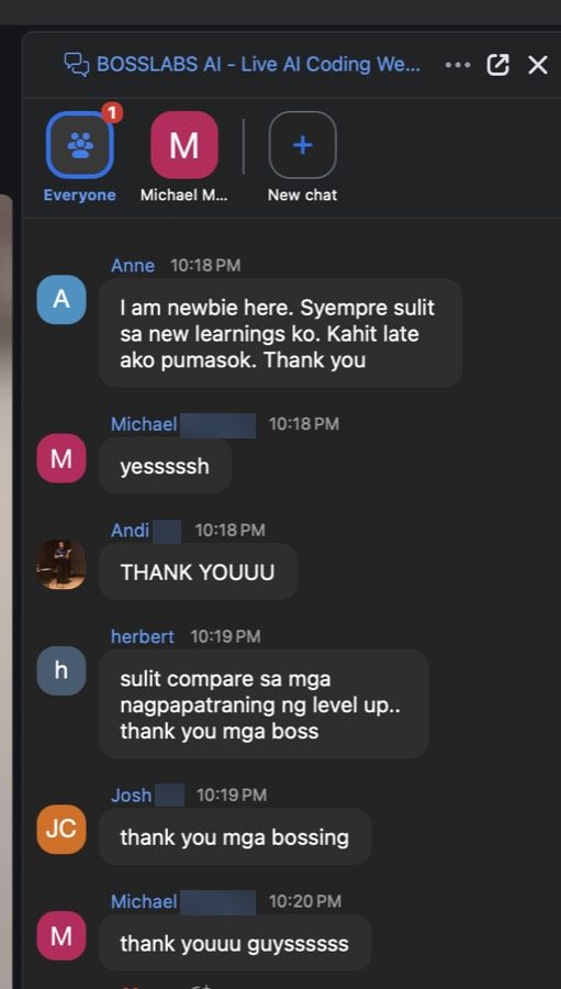 BOSSLABS AI community result 2